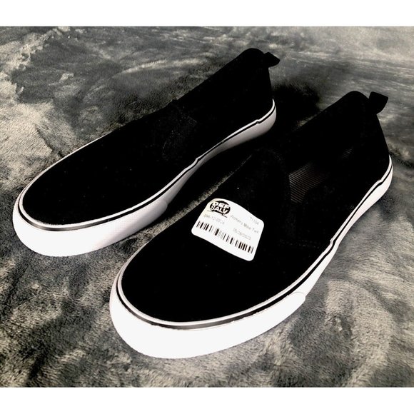 Millie Twin Shoes - A New Day Shoes Womens 8 Millie Twin Sneakers Slip On 17730 Black Canvas Casual
